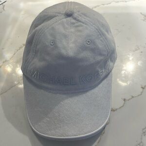 Michael Kors terry cloth hat, white like new